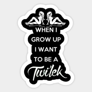 Twi'leks Around the World Sticker